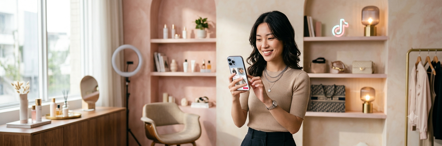 TikTok Shop & LIVE Commerce バナー